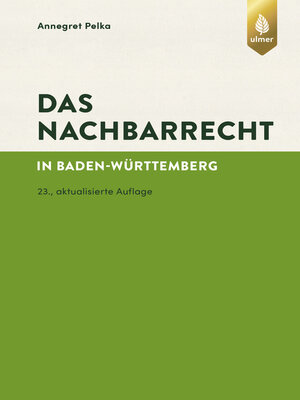 cover image of Das Nachbarrecht